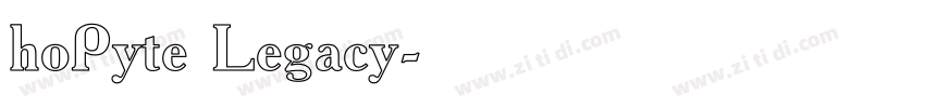hoPyte Legacy字体转换